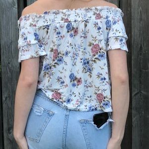 Off the shoulder shirt